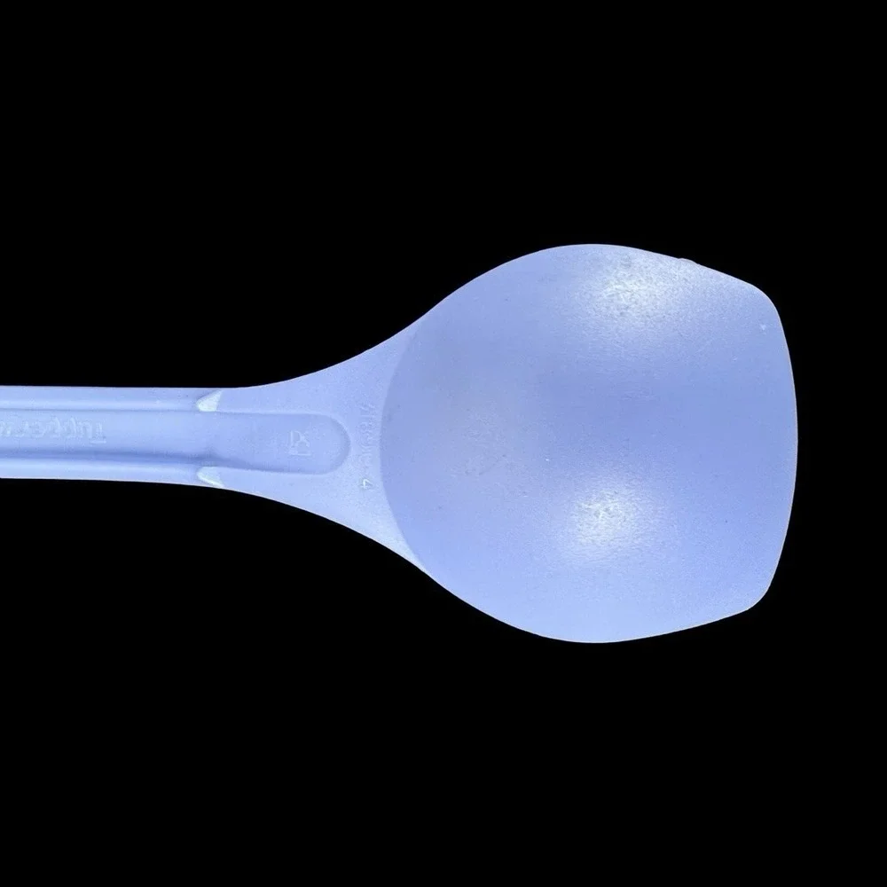 Tupperware Rice Paddle Spoon Scraper Long #3189C-4 Blue